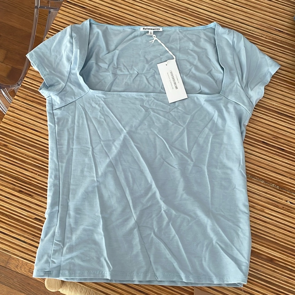 Reformation new Bardot top